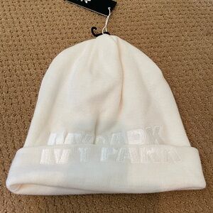 Ivy Park Cream Beanie NWT